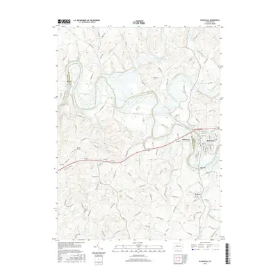 2016 Map of Blairsville, 2016 Print