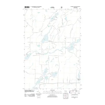 2011 Map of Blaisdell Lake, 2011 Print