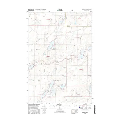 2015 Map of Blaisdell Lake, 2015 Print