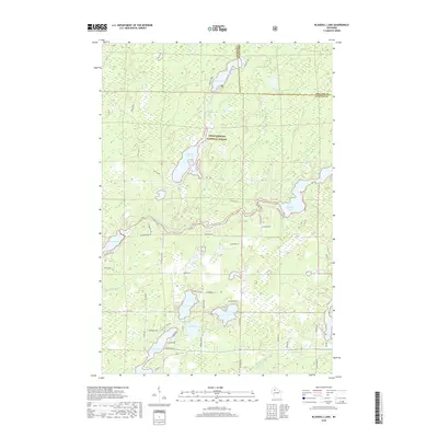 2018 Map of Blaisdell Lake, 2018 Print