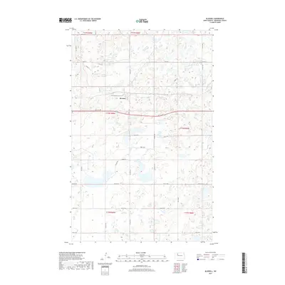 2017 Map of Blaisdell, 2017 Print