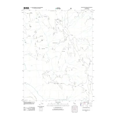 2012 Map of Blake Mountain, 2012 Print