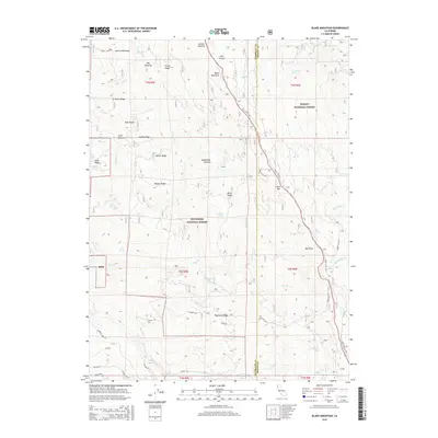 2015 Map of Blake Mountain, 2015 Print