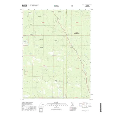 2018 Map of Blake Mountain, 2018 Print