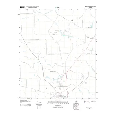 2011 Map of Blakely North, 2011 Print