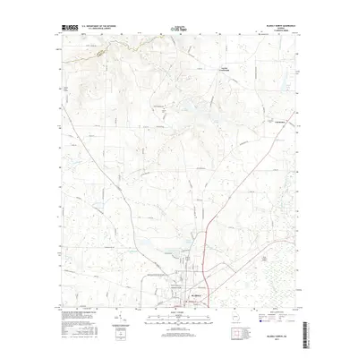 2017 Map of Blakely North, 2017 Print