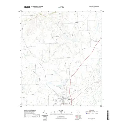 2020 Map of Blakely North, 2020 Print