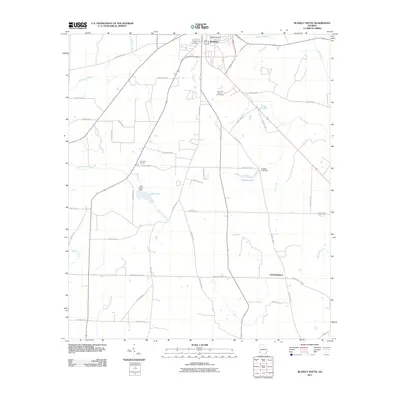 2011 Map of Blakely South, 2011 Print