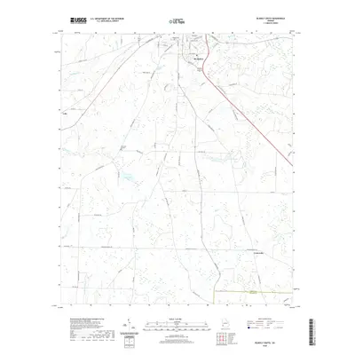 2020 Map of Blakely South, 2020 Print