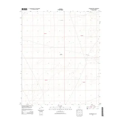 2013 Map of Blakemore Well, 2013 Print