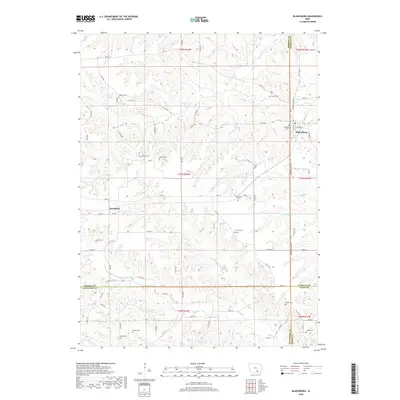 2018 Map of Blakesburg, 2018 Print