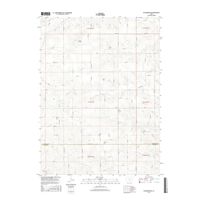 2015 Map of Blakesburg NE, 2015 Print