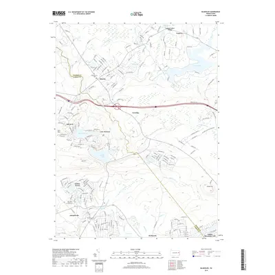 2019 Map of Blakeslee, 2019 Print
