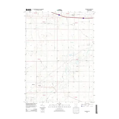 2013 Map of Blakeslee, 2013 Print