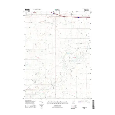 2016 Map of Blakeslee, 2016 Print