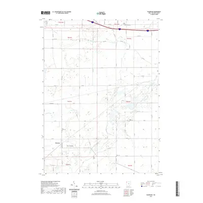 2019 Map of Blakeslee, 2019 Print