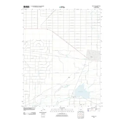2010 Map of Blanca, 2010 Print