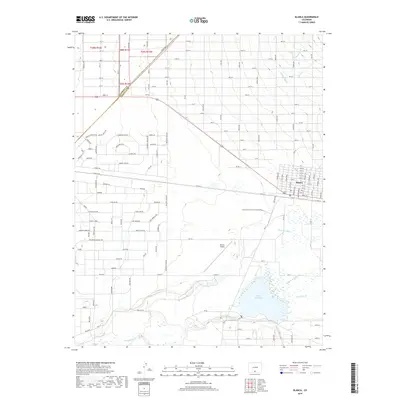 2019 Map of Blanca, 2019 Print
