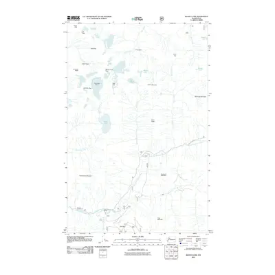 2011 Map of Blanca Lake, 2011 Print