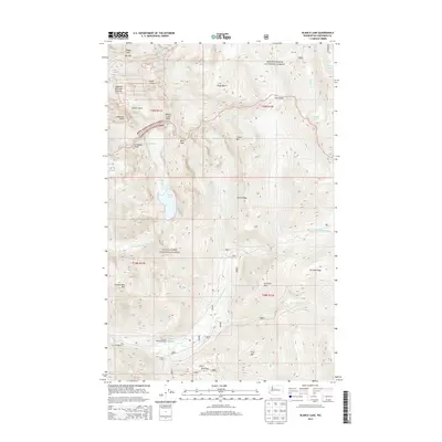 2014 Map of Blanca Lake, 2014 Print
