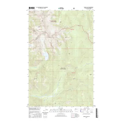 2017 Map of Blanca Lake, 2017 Print