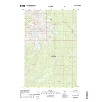 2020 Map of Blanca Lake, 2020 Print
