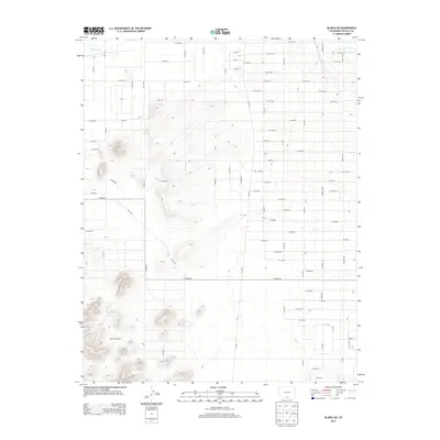 2013 Map of Blanca SE, 2013 Print
