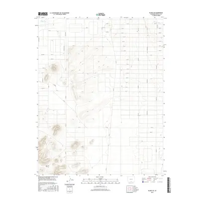 2016 Map of Blanca SE, 2016 Print