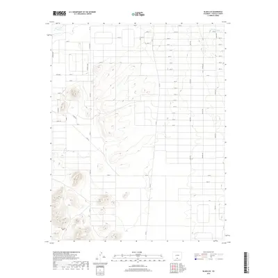 2019 Map of Blanca SE, 2019 Print