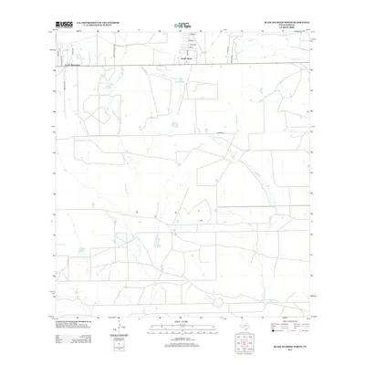 2013 Map of Blancas Creek North, 2013 Print