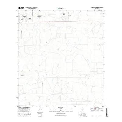 2016 Map of Blancas Creek North, 2016 Print