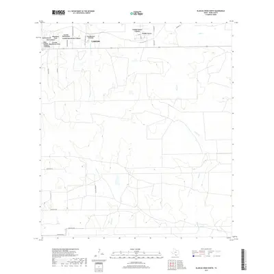 2019 Map of Blancas Creek North, 2019 Print