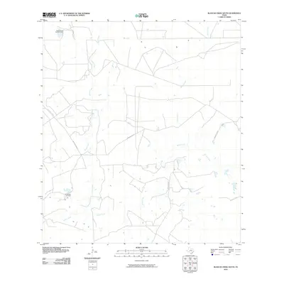 2010 Map of Blancas Creek South, 2010 Print