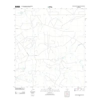 2013 Map of Blancas Creek South, 2013 Print