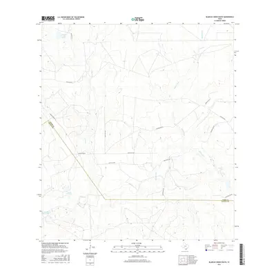 2016 Map of Blancas Creek South, 2016 Print