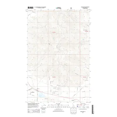 2013 Map of Blanchard, 2013 Print