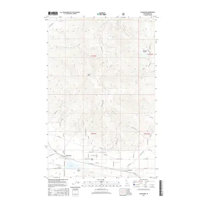 2017 Map of Blanchard, 2017 Print