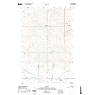 2020 Map of Blanchard, 2020 Print