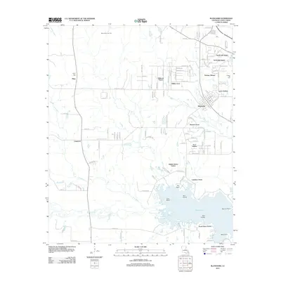 2012 Map of Blanchard, 2012 Print