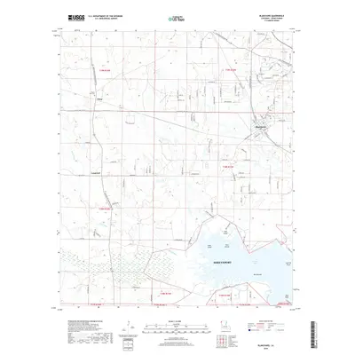 2018 Map of Blanchard, 2018 Print
