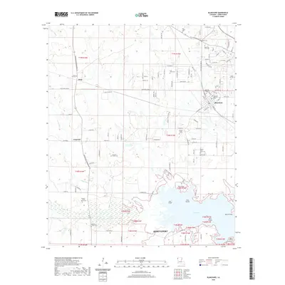 2020 Map of Blanchard, 2020 Print