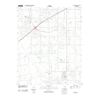 2009 Map of Blanchard, 2009 Print