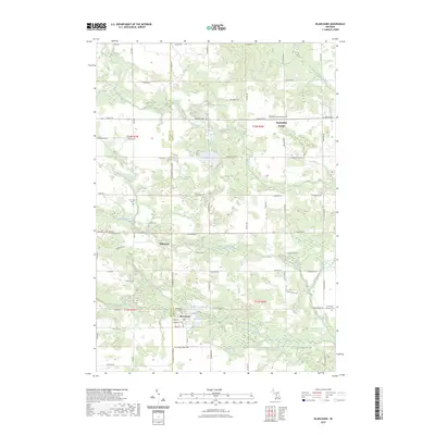 2023 Map of Blanchard, 2023 Print