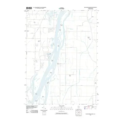 2010 Map of Blanchard Island, 2010 Print