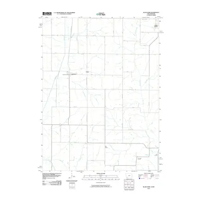 2010 Map of Blanchard, 2010 Print