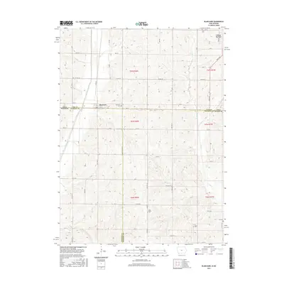 2015 Map of Blanchard, 2015 Print