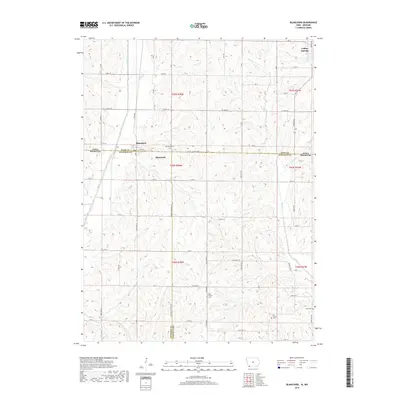 2018 Map of Blanchard, 2018 Print
