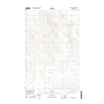 2014 Map of Blanchard Ranch, 2014 Print