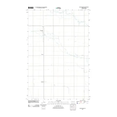 2011 Map of Blanchard, 2011 Print