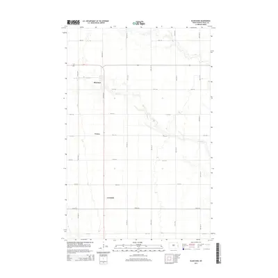 2014 Map of Blanchard, 2014 Print
